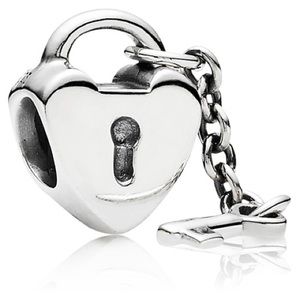 Authentic Pandora Key To My Heart Dangling Charm